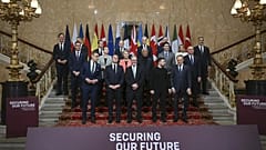 Leaders assembled  for London summit, March 2, 2025.