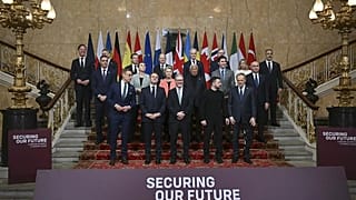 Leaders assembled  for London summit, March 2, 2025.