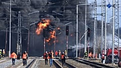 Accidente de tren con fuga de productos químicos inflamables en República Checa