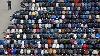Muszlim imádság a Ramadán kezdetén