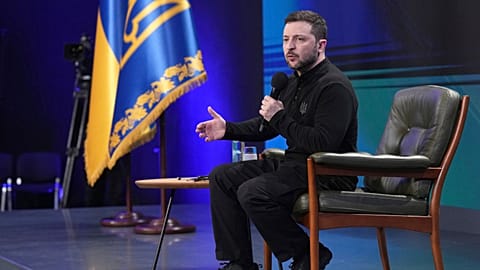 ولادیمیر زلنسکی رئیس جمهوری اوکراین 