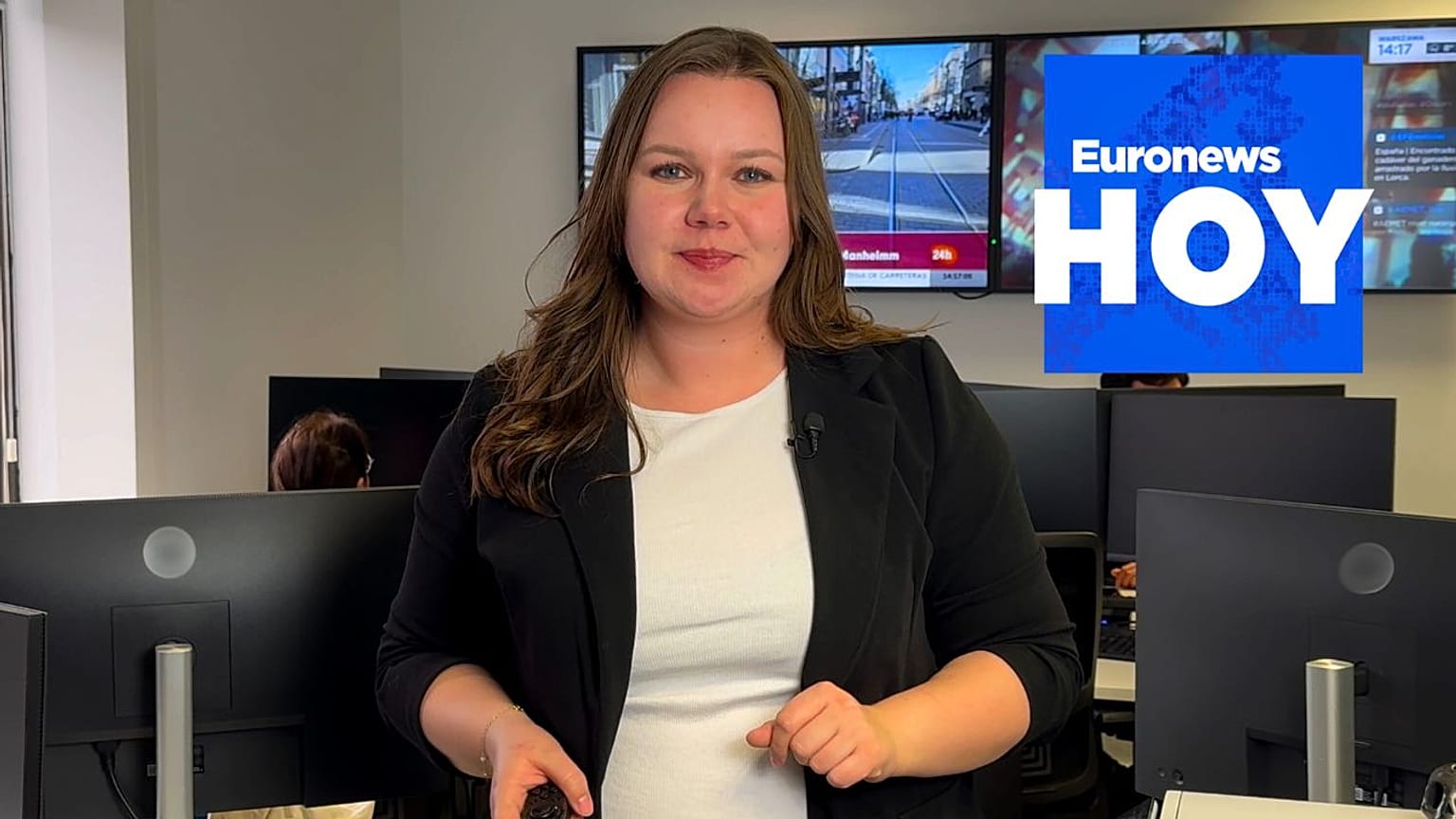 Christina Thykjaer presenta los informativos de Euronews Hoy