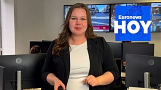Christina Thykjaer presenta los informativos de Euronews Hoy