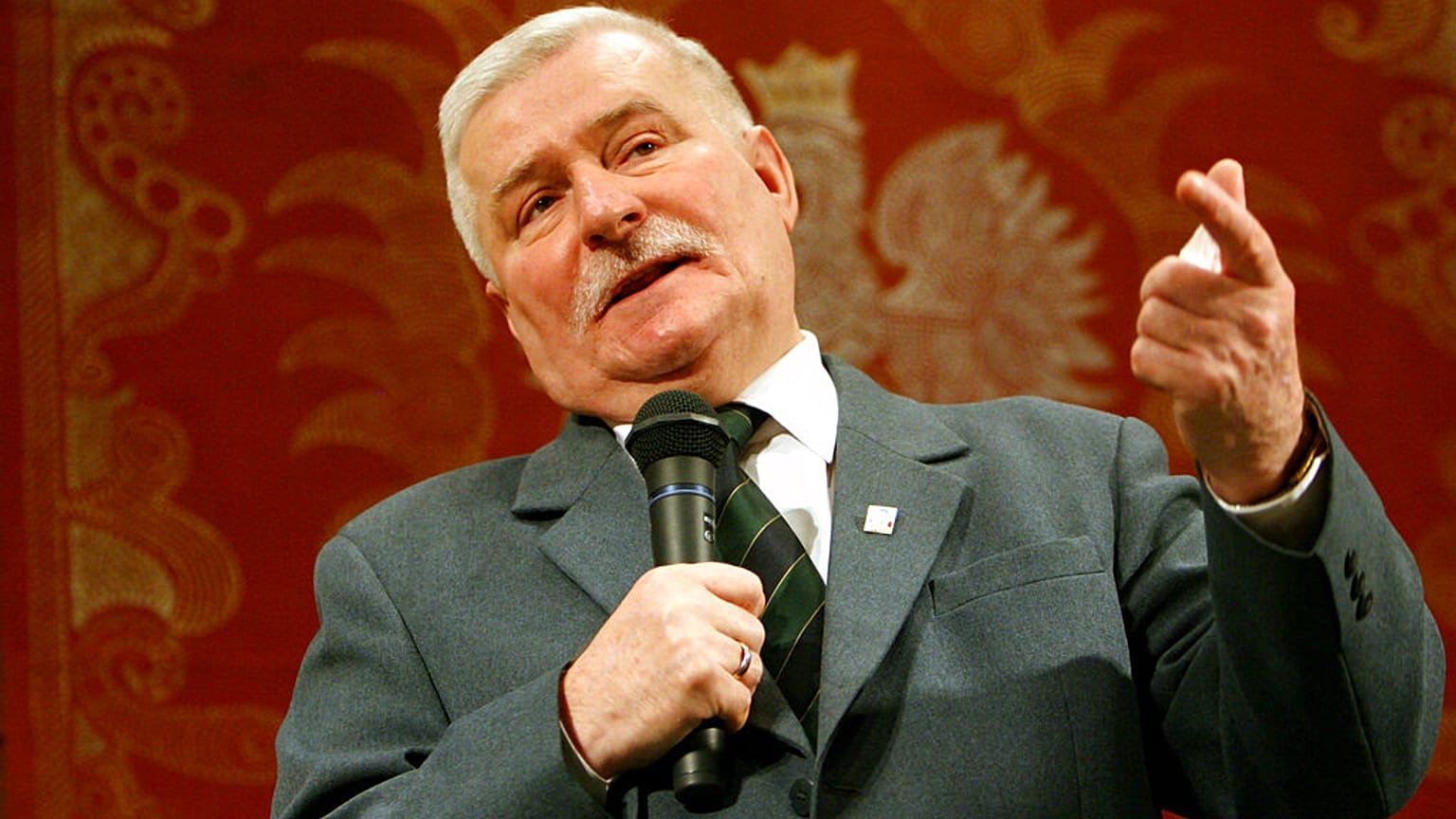 Były prezydent Polski oraz laureat Pokojowej Nagrody Nobla - Lech Wałęsa.