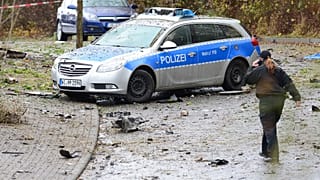 Foto de archivo de la Policía alemana atendiendo un caso de una explosión.