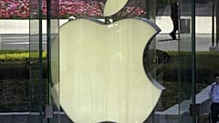 Apple logosunun 2013 yılında Şangay'da çekilmiş bir dosya fotoğrafı 