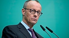 Friedrich Merz bei einer Pressekonferenz im Berliner Konrad-Adenauer-Haus.