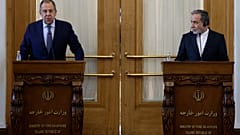 Sergiej Ławrow w Iranie.