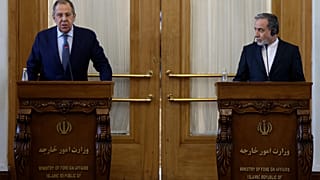 Sergiej Ławrow w Iranie.