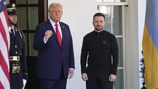 Başkan Donald Trump 28 Şubat 2025, Cuma günü Ukrayna Devlet Başkanı Volodymyr Zelenskyy'yi Washington'daki Beyaz Saray'da ağırlıyor.