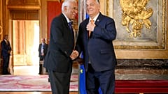 Avrupa Konseyi Başkanı Antonio Costa ve Macaristan Başbakanı Viktor Orban