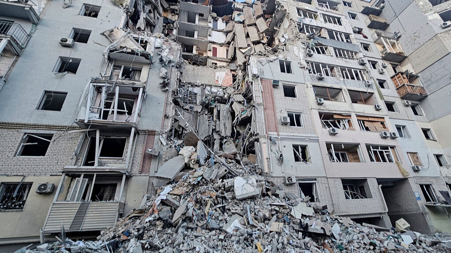  Cherson in der Ukraine nach Angriff am 20. Februar 2025