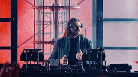 DJ Solomun at his Sphere show. 