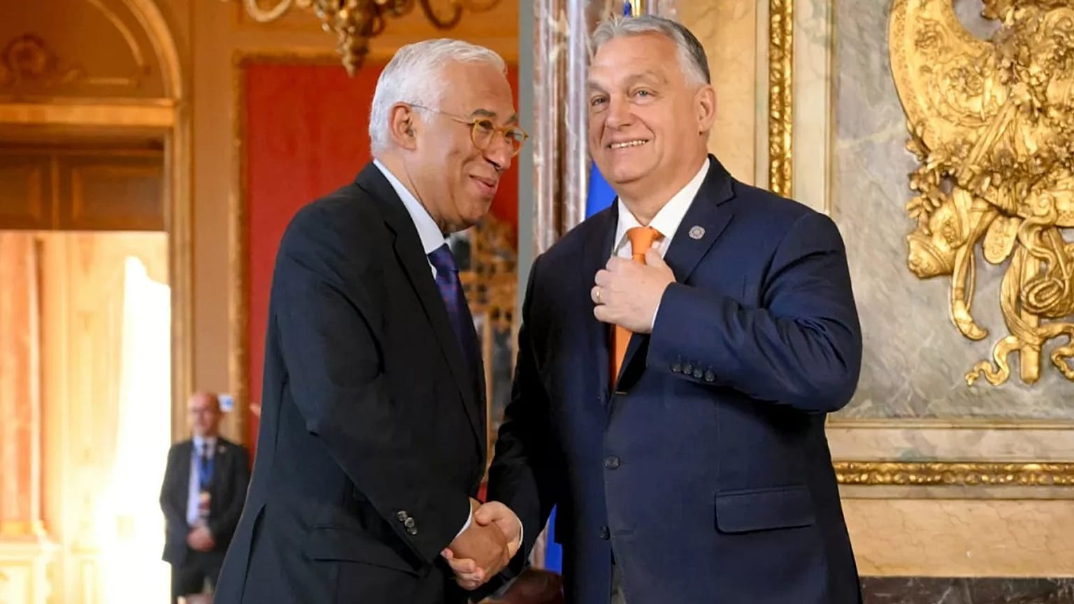 António Costa és Orbán Viktor