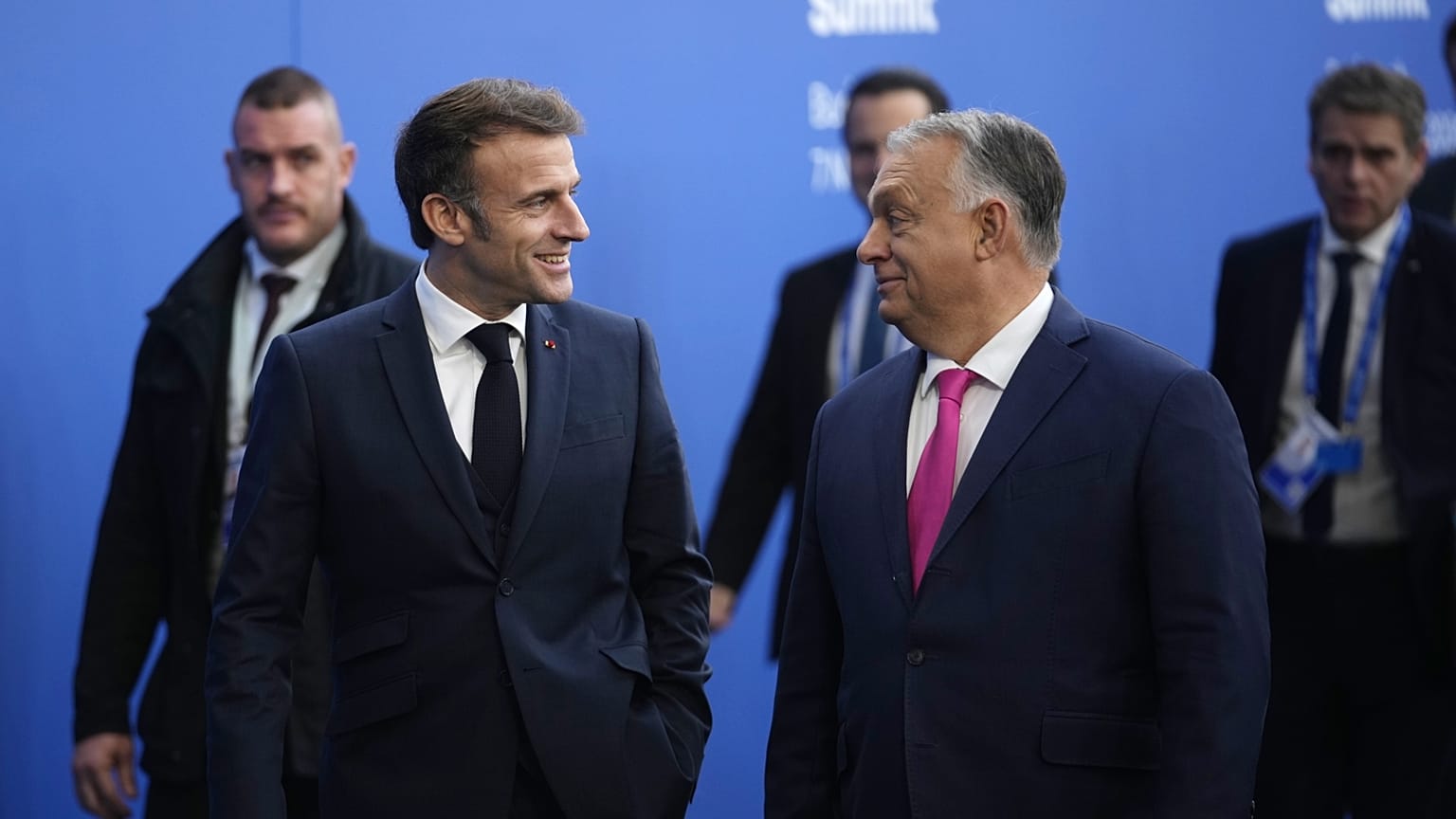 A francia elnök és a magyar kormányfő az EU novemberi budapesti csúcstalálkozóján