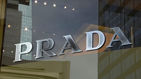 A logo of Prada is seen at a store in Hong Kong on June 12, 2011.