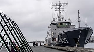 NATO-hadihajók dokkolnak a koppenhágai kikötőben