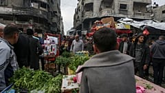 سوق الشيخ رضوان، غرب مدينة غزة، يوم الاثنين، 3 آذار/مارس 2025. 