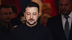 Le président ukrainien Volodymyr Zelenskyy lors du sommet des dirigeants européens à Lancaster House, Londres, dimanche 2 mars 2025.