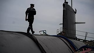 A French Rubis nuclear submarine 