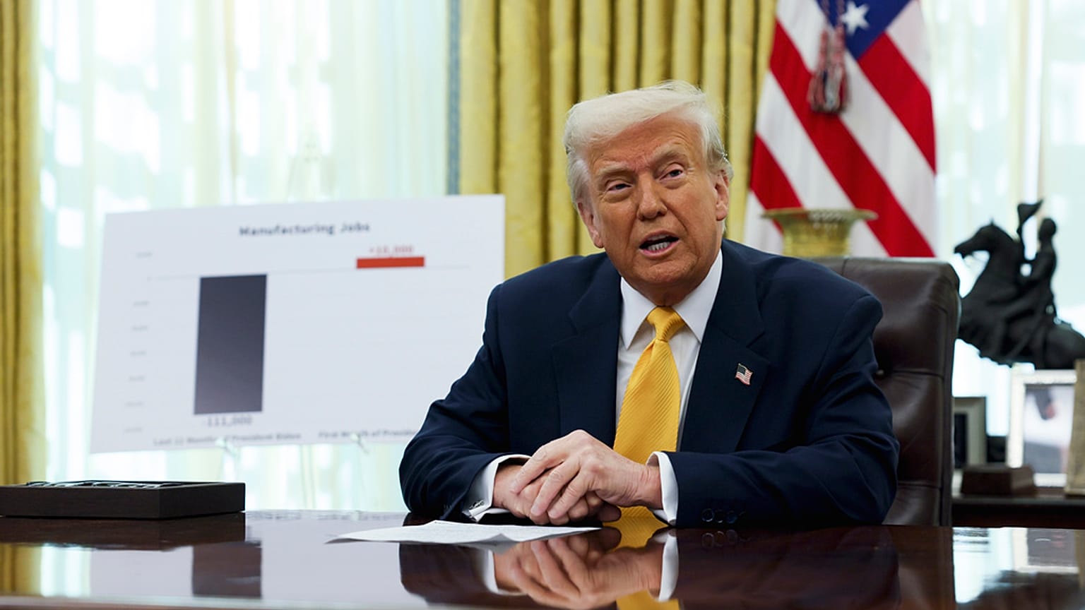 Donald Trump, presidente de Estados Unidos.