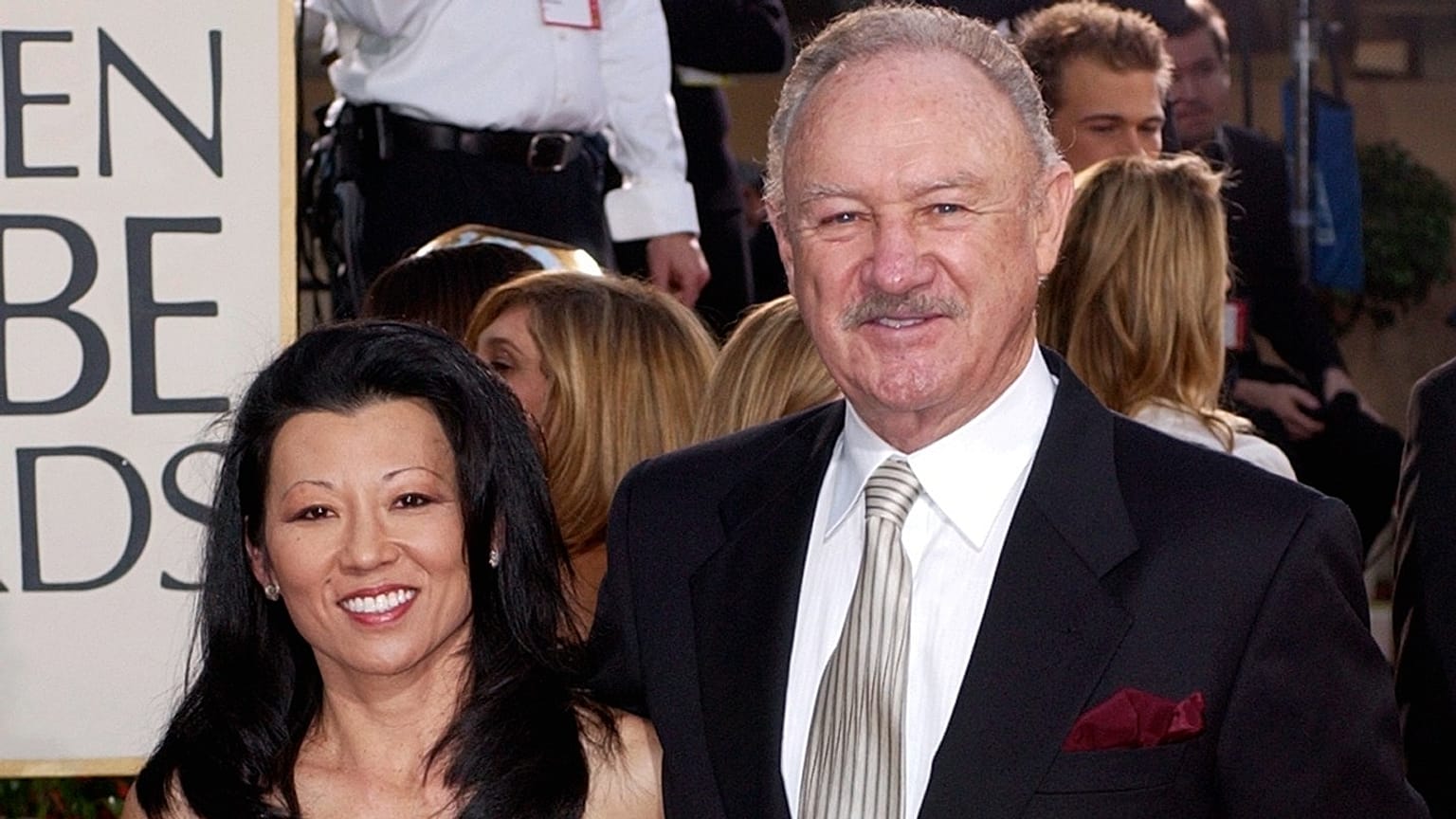 Gene Hackman és felesége, Betsy Arakawa a Golden Globe-gálán 2003-ban