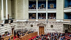 Дебаты в греческом парламенте