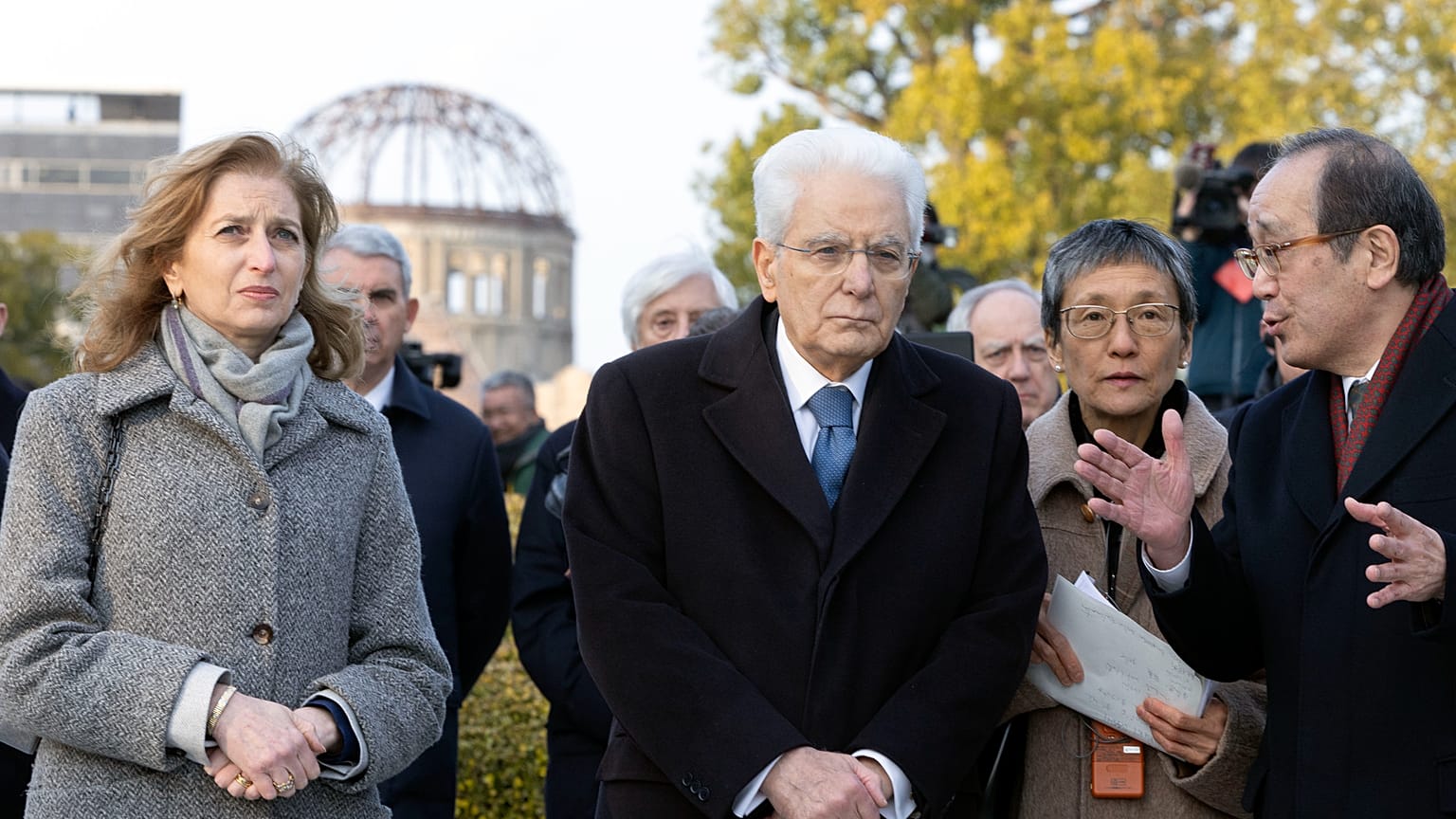 Il Presidente della Repubblica Sergio Mattarella al Memoriale della Pace di Hiroshima