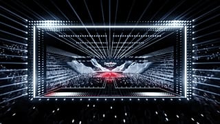 Escenografía del 69º Festival de Eurovisión, en Basilea.