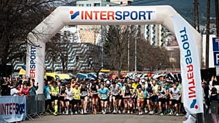 A Pécs-Harkány futóverseny rajtja