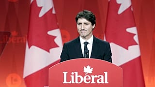 Kanada Başbakanı Justin Trudeau, 9 Mart 2025 Pazar günü Ontario, Ottawa'da Liberal Parti üyelerine hitap ediyor.