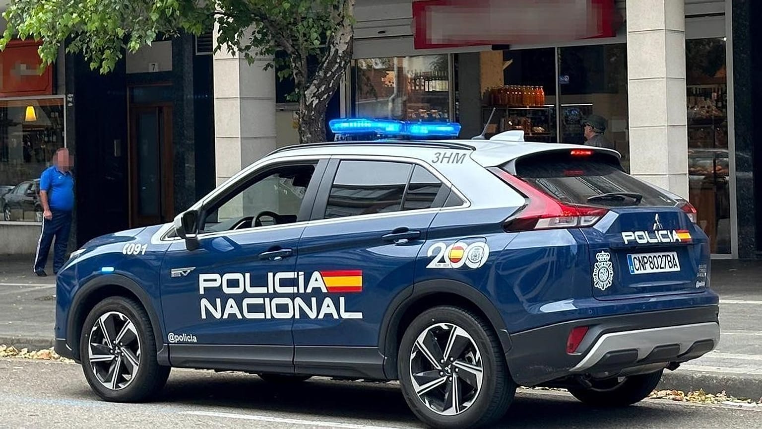 Un coche de la Policía Nacional de España
