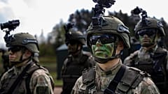 Soldaten der litauischen Armee nehmen an einer litauisch-polnischen Militärübung Brave Griffin 24/II teil.