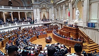 La moción de confianza se votó este martes en el Parlamento de Portugal.