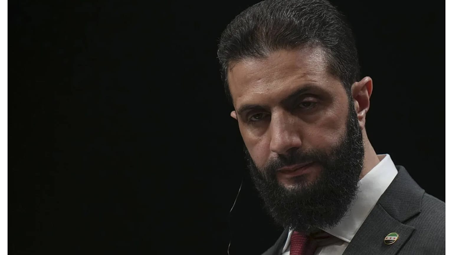 الرئيس السوري الانتقالي أحمد الشرع، 4 فبراير 2025.