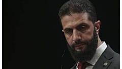 الرئيس السوري الانتقالي أحمد الشرع، 4 فبراير 2025.
