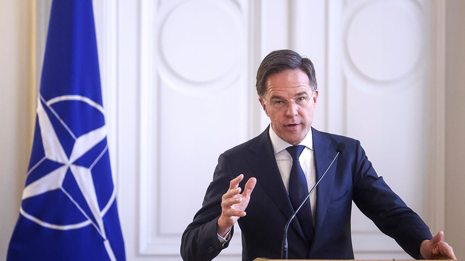 Sekretarz generalny NATO Mark Rutte.