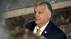 El primer ministro húngaro, Viktor Orban, llega a una cumbre de la UE en el Palacio Egmont de Bruselas.