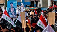 تظاهرات حامیان ایران در عراق