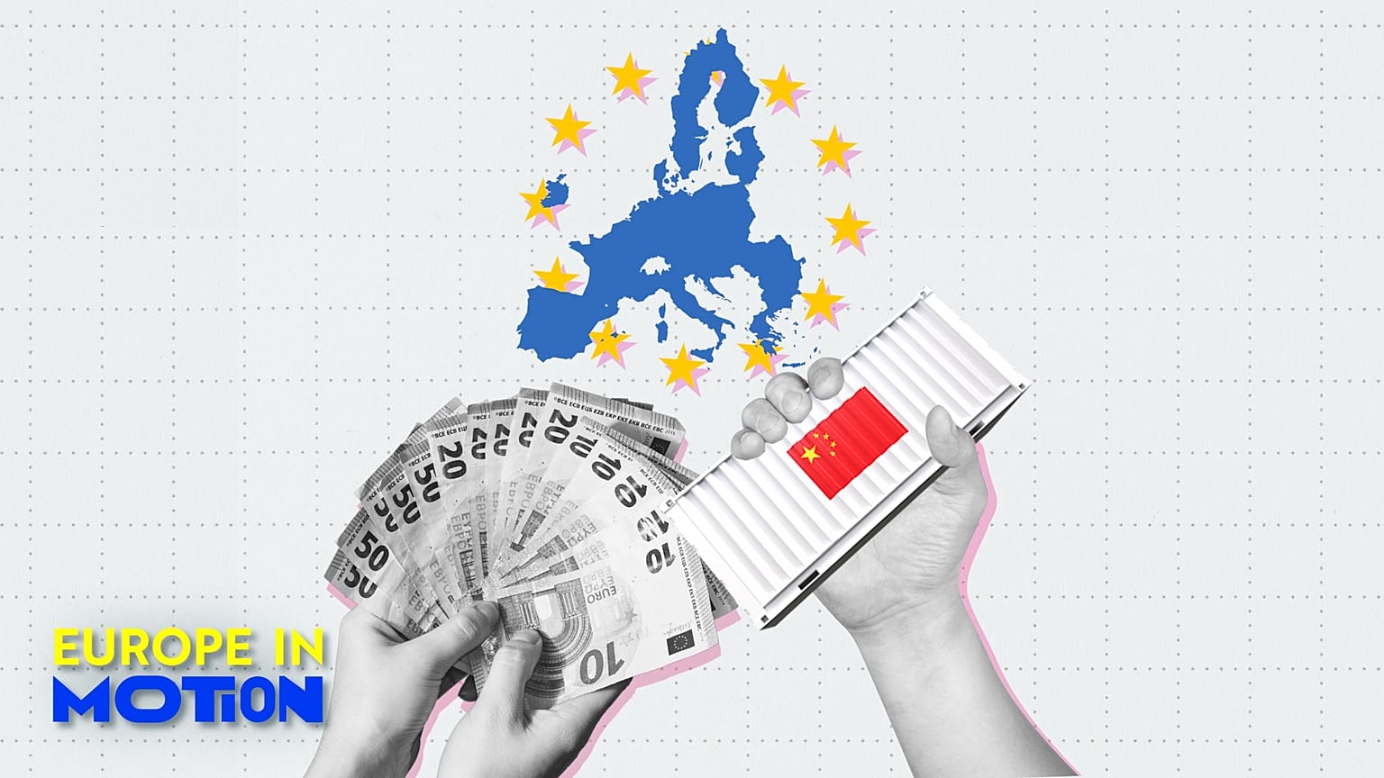 En 2024, l'UE a exporté vers la Chine des biens d'une valeur de 213,3 milliards d'euros et en a importé pour 517,8 milliards d'euros. 