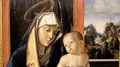"Madonna and Child" by Italian painter Antonio Solario