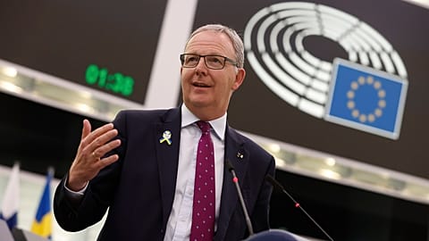 German lawmaker Axel Voss in the European Parliament. 
