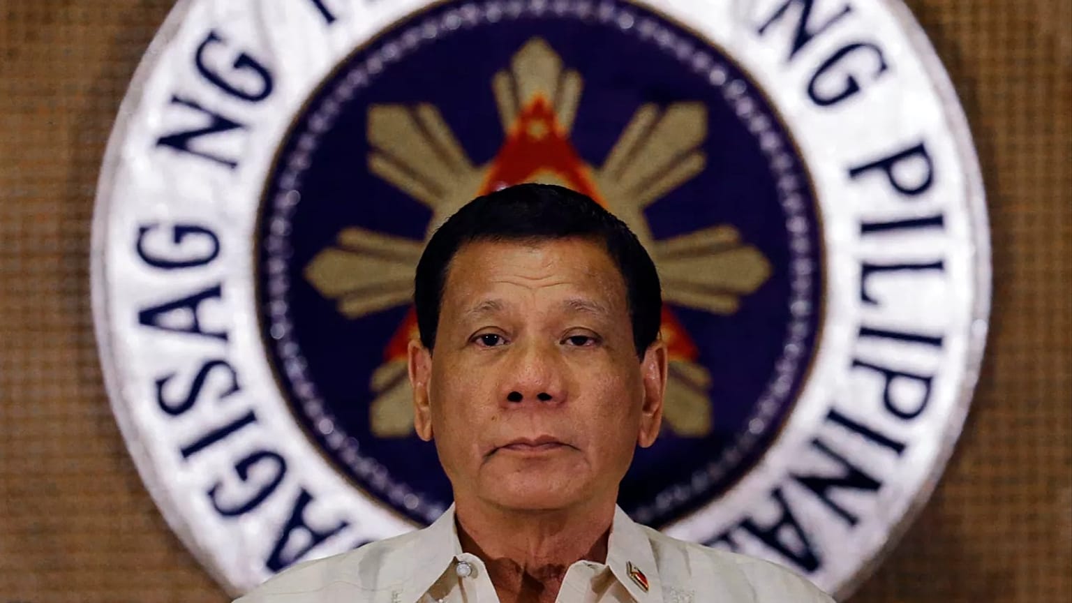 Filipinler Devlet Başkanı Rodrigo Duterte, Manila'daki Malacanang başkanlık sarayında, 18 Temmuz 2017