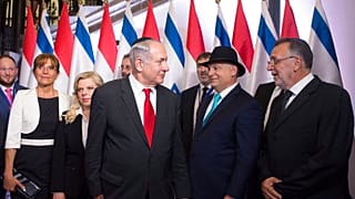 Netanjahu és Orbán 2018-ban, Budapesten