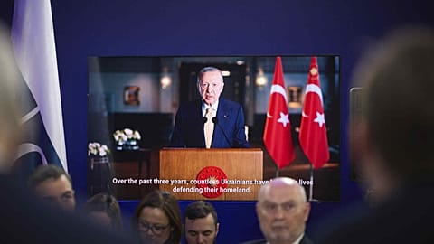 Erdogan videóüzenetet küld az Ukrajnát támogató februári kijevi csúcs résztvevőinek