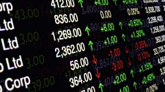 Borsa göstergelerini içeren bir ekran