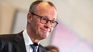 Friedrich Merz, CDU/CSU parliamentary group leader in the Bundestag and CDU federal chairman, makes a statement in the Bundestag. 14 March 2025.