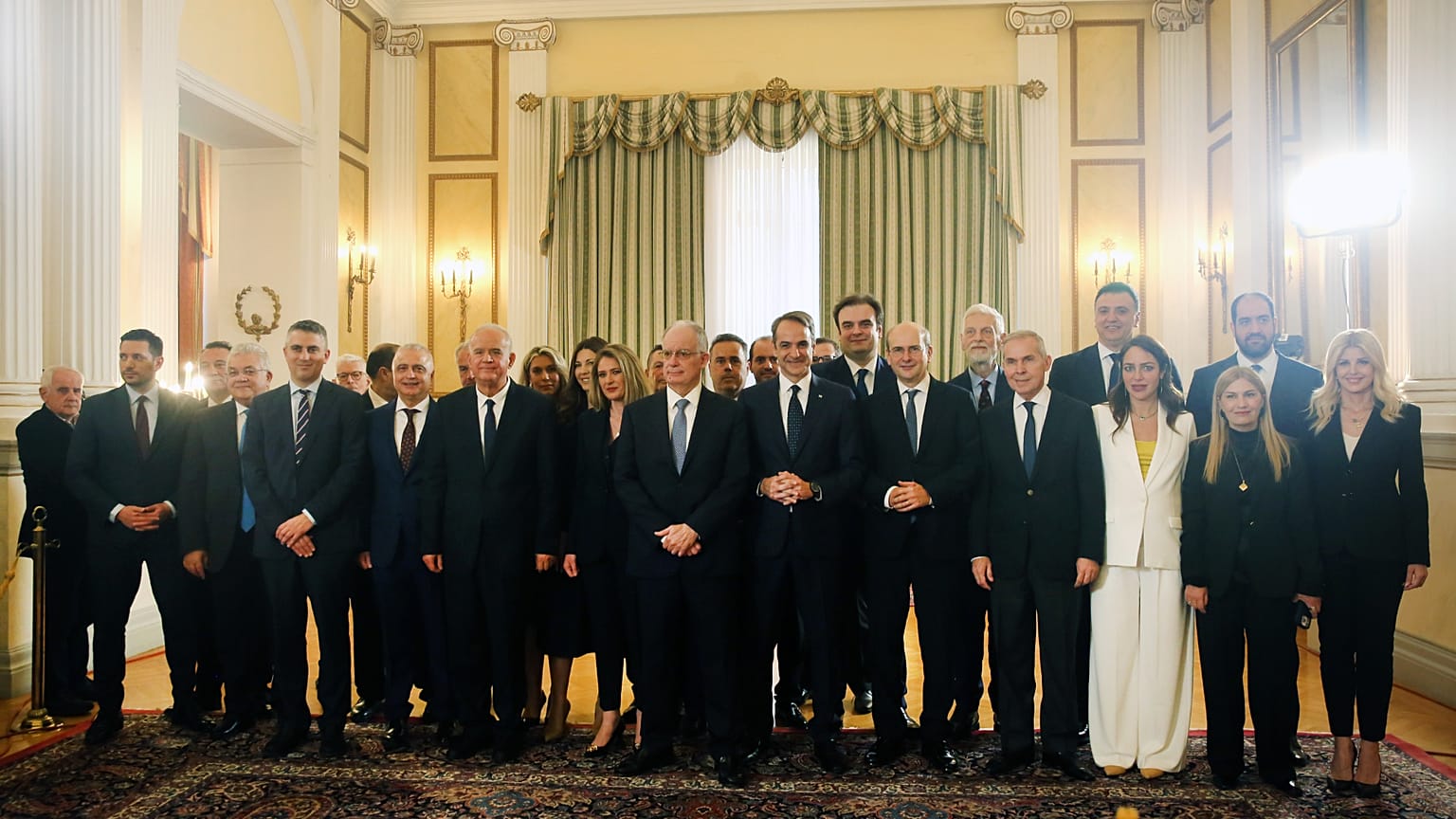 Ορκωμοσία των νέων μελών της ελληνικής κυβέρνησης