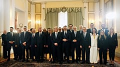 Ορκωμοσία των νέων μελών της ελληνικής κυβέρνησης