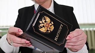 Russian passport, illustration